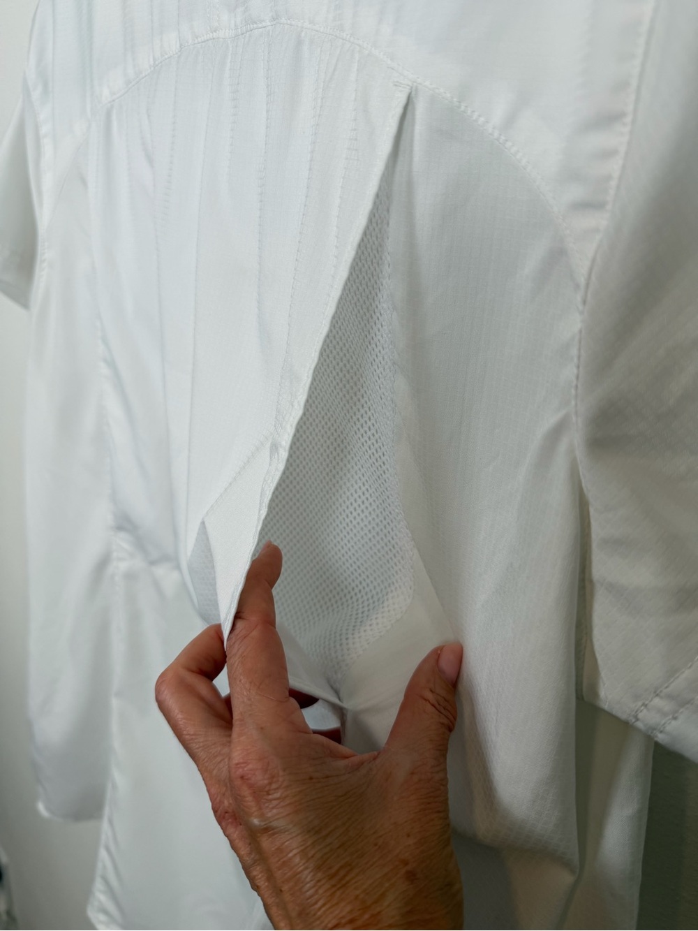 Columbia Silver Ridge Short Sleeve Fishing Hiking Shirt XL White Omni Wicl - Picture 7 of 11